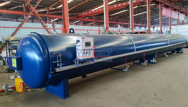 1.2米*12.5米全自動(dòng)PLC蒸汽硫化罐