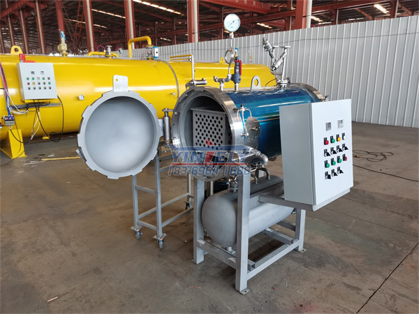 出口國(guó)外小型電蒸汽罐頭殺菌鍋